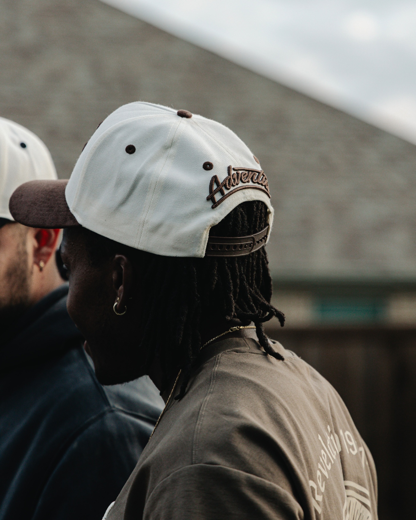 Adventus lifestyle — Adventus script cap detail